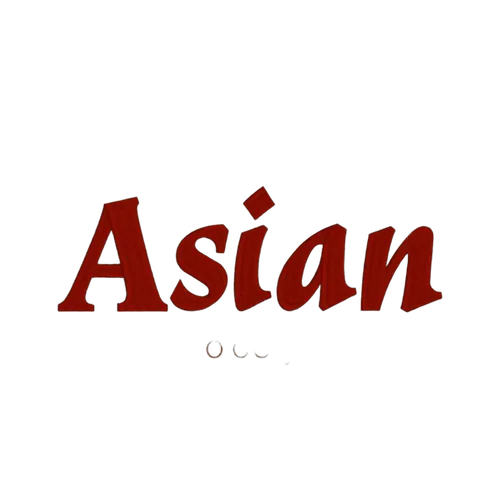 Asian embroidery font preview